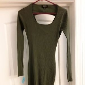 Sexy Green Body-Con HERA Dress -Size M